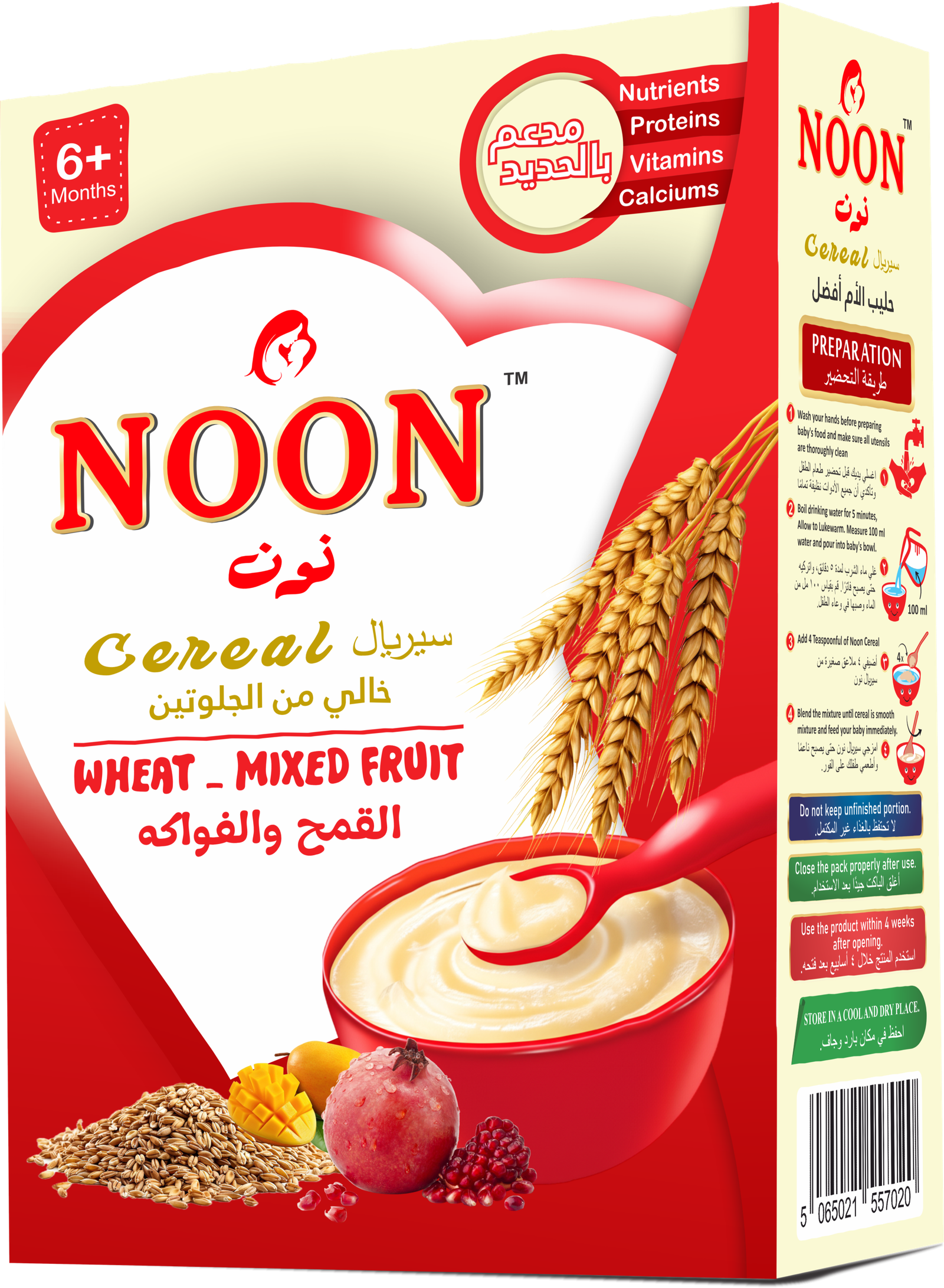 NOON wheat mixed fruits cereal